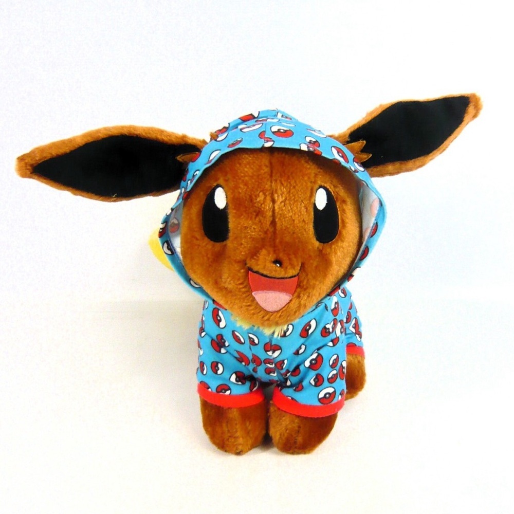 Build-A-Bear Pokémon‎ Cute Plush Toy with Blue Hoodie